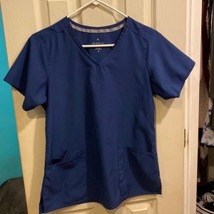 Navy Scrub Top